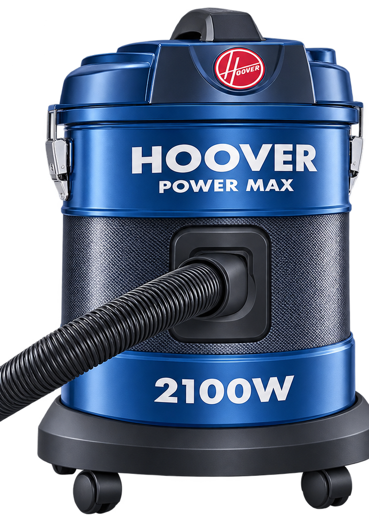 01-hoover-power-max-ht87-t2-me-2100w مكنسة هوفر Power Max برميل 2100 وات HT87-T2-ME - الصورة 1