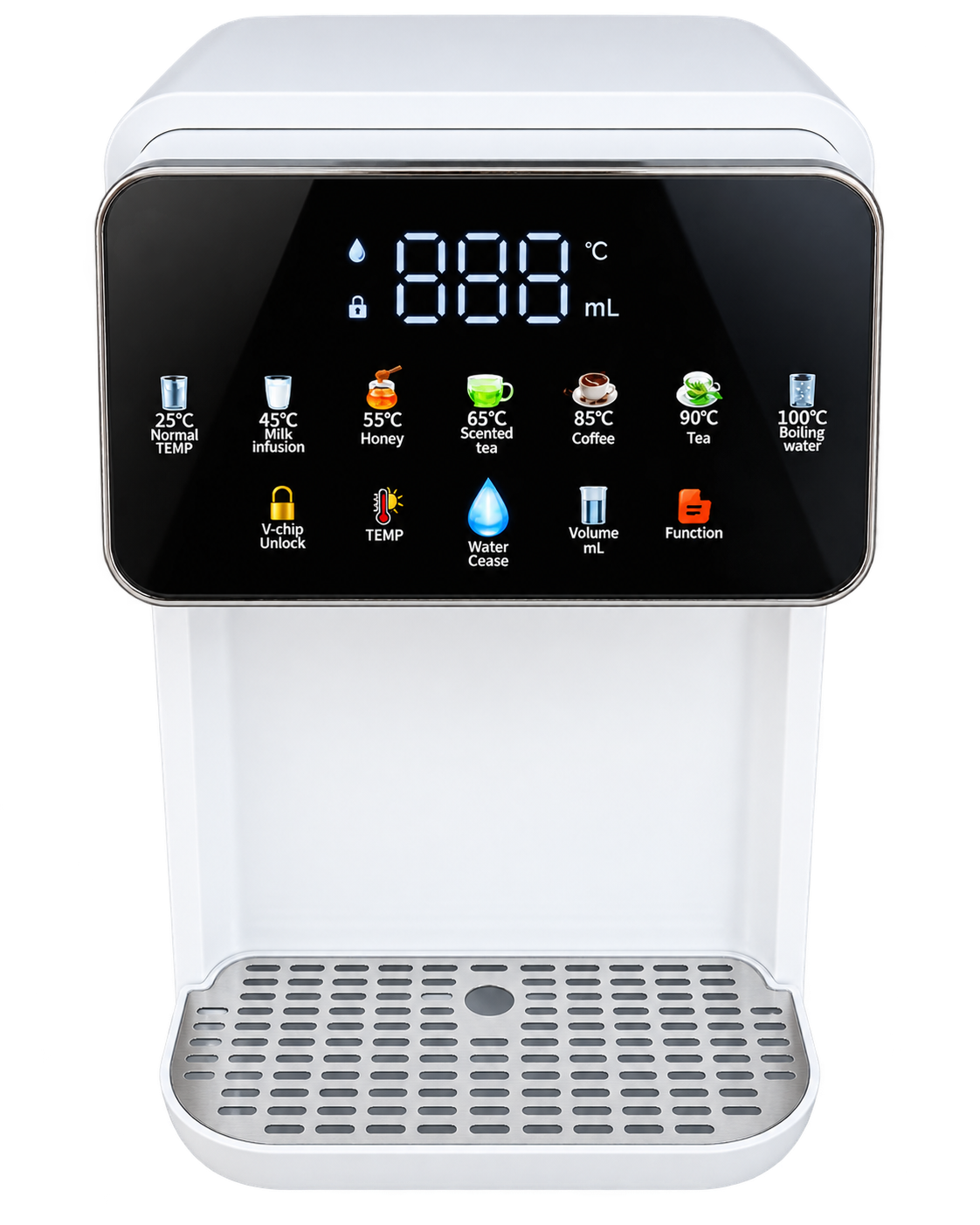 01-instant-water-dispenser موزع مياه ساخنة فوري بشاشة لمس سعة 3.5 لتر - الصورة 1