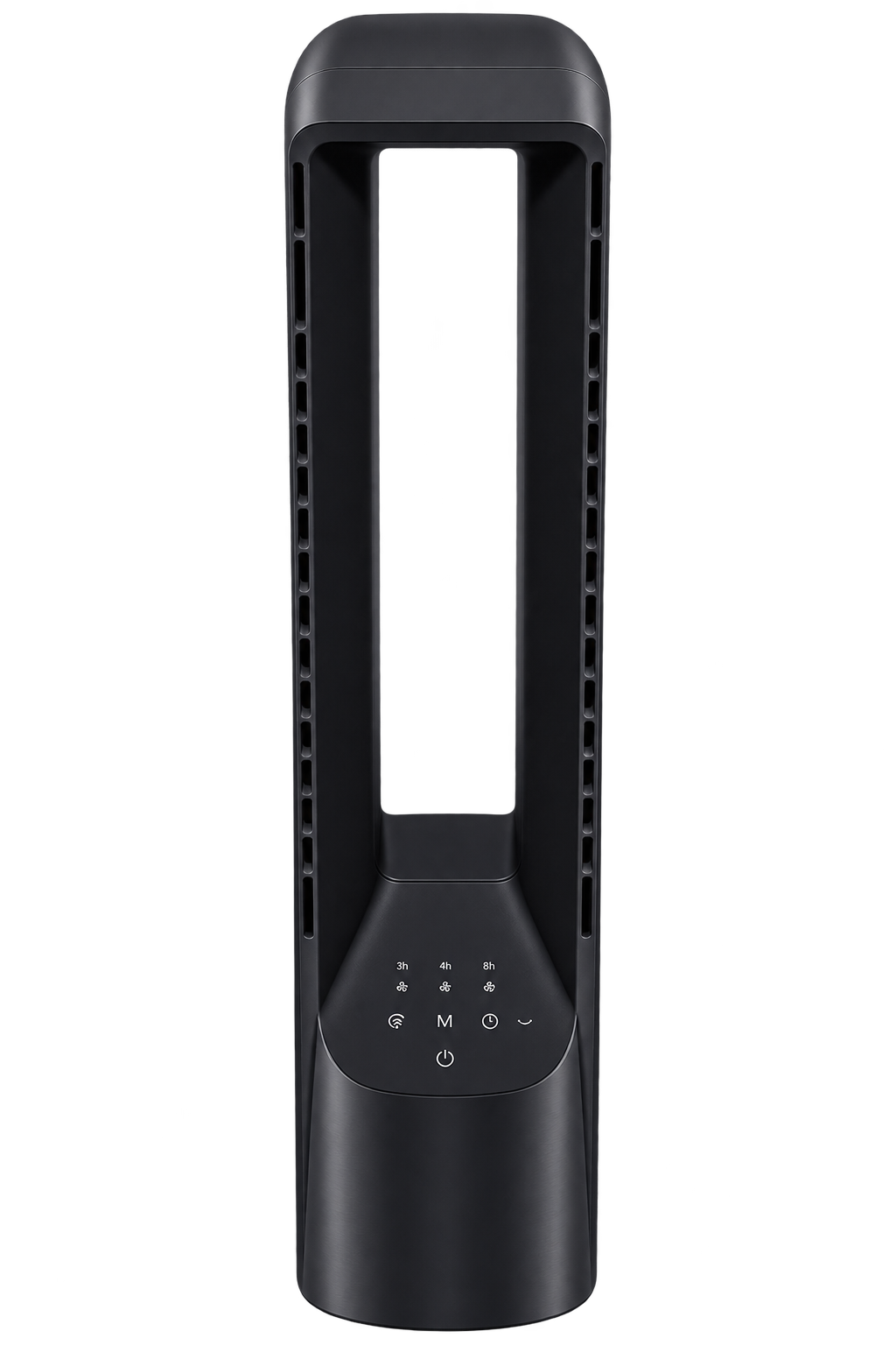 02-pro-breeze-40-bladeless-tower-fan مروحة برجية Pro Breeze بدون ريش 40 بوصة - أسود - الصورة 1