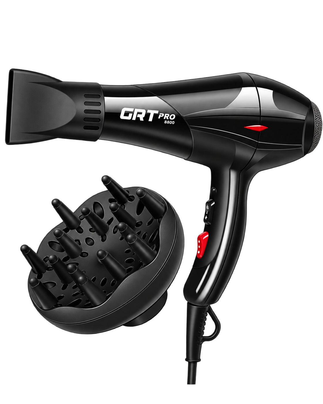 03-grt-pro-8800-hair-dryer مجفف شعر GRT PRO 8800 احترافي - 3500 وات - الصورة 1