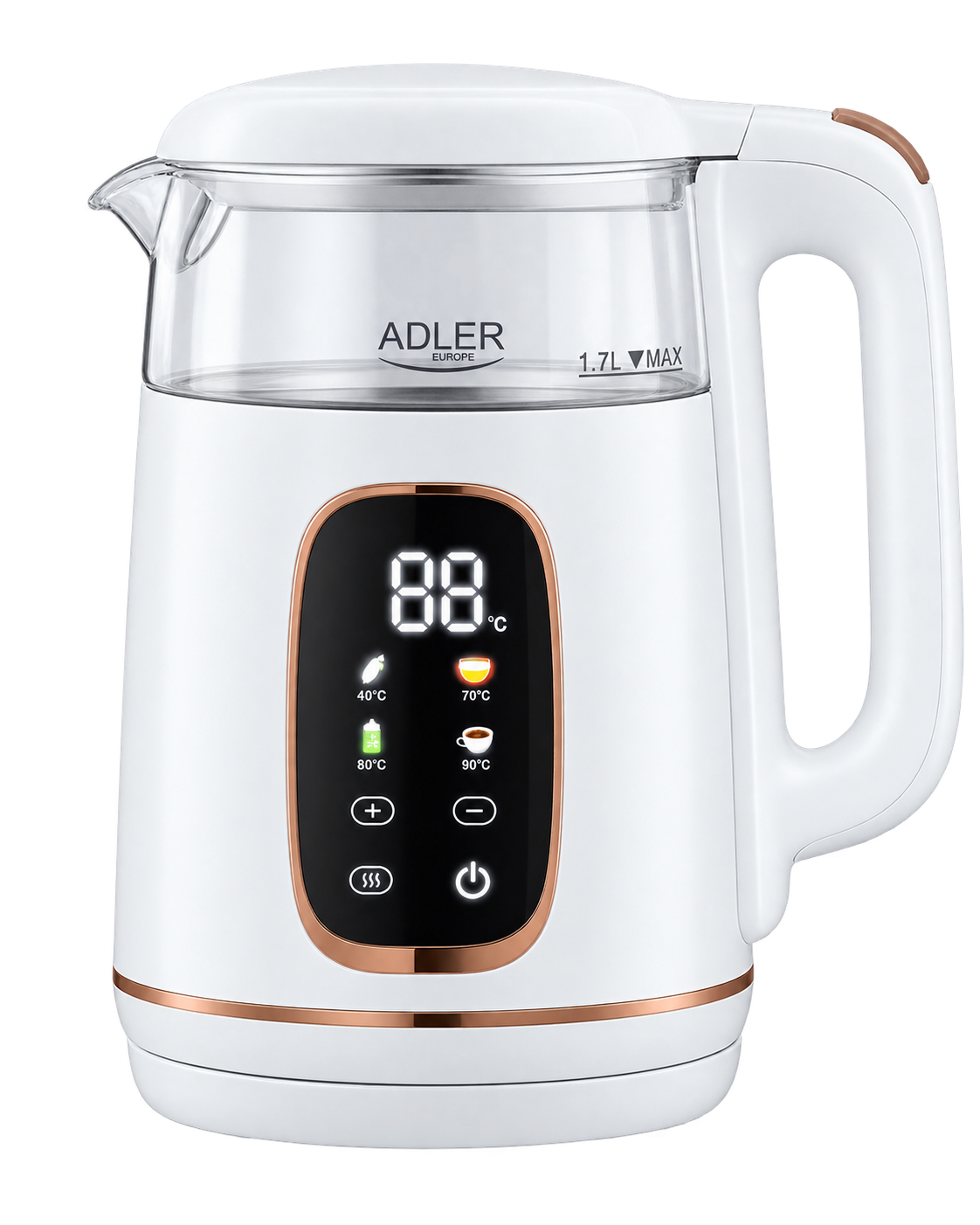 04-adler-ad1305-smart-kettle غلاية Adler AD 1305 بشاشة LED سعة 1.7 لتر - الصورة 1