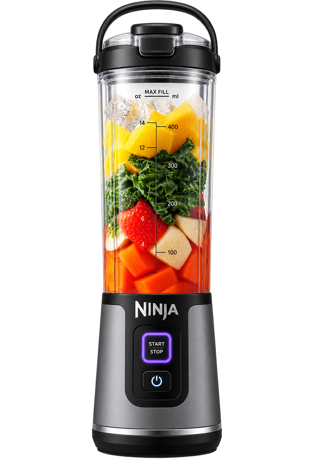 04-ninja-blast-bc151-blender خلاط محمول Ninja Blast BC151MEBK سعة 530 مل - أسود - الصورة 1