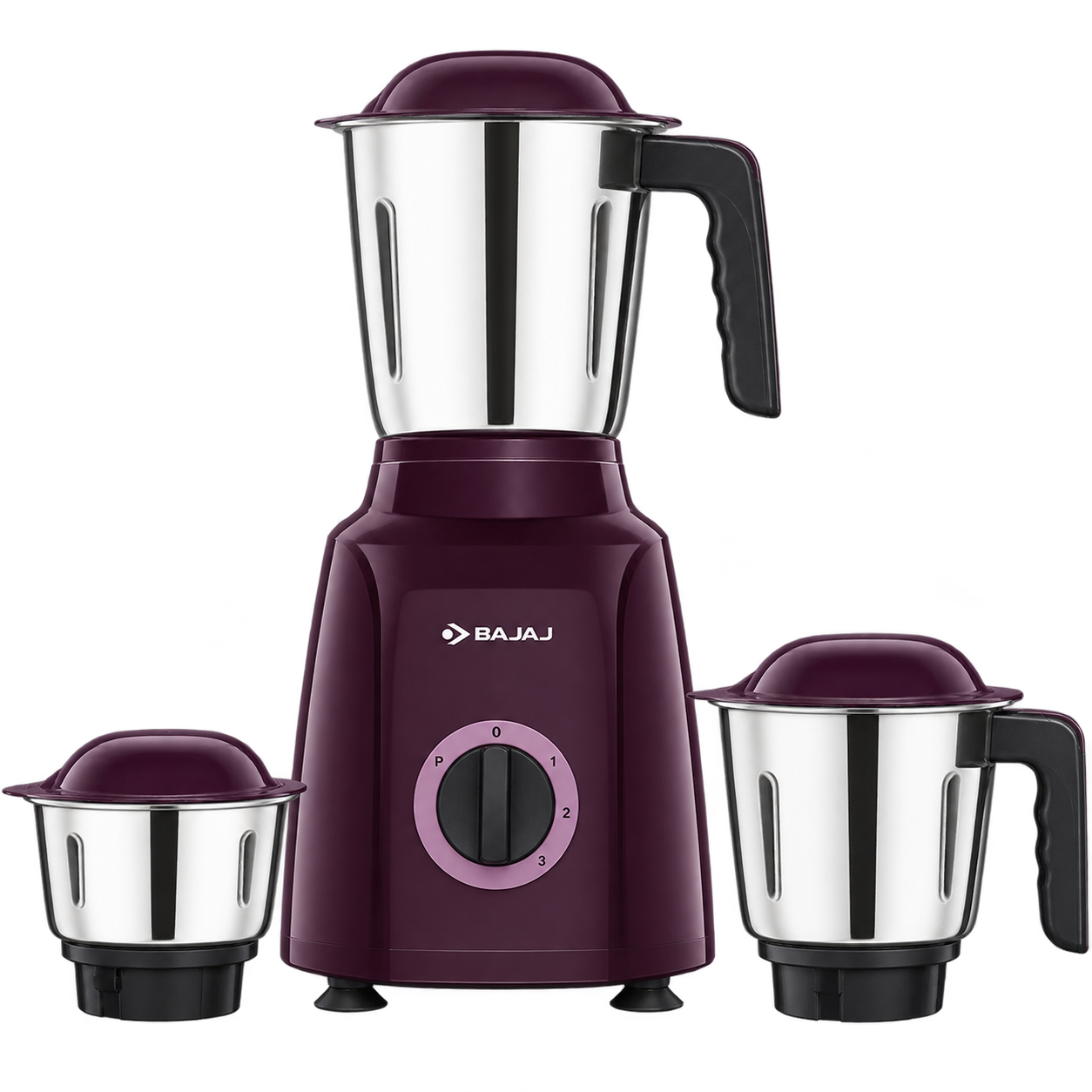 bajaj_plum_mixer_grinder_set خلاط ومطحنة Bajaj Finesse 750W – 3 أوعية - الصورة 1