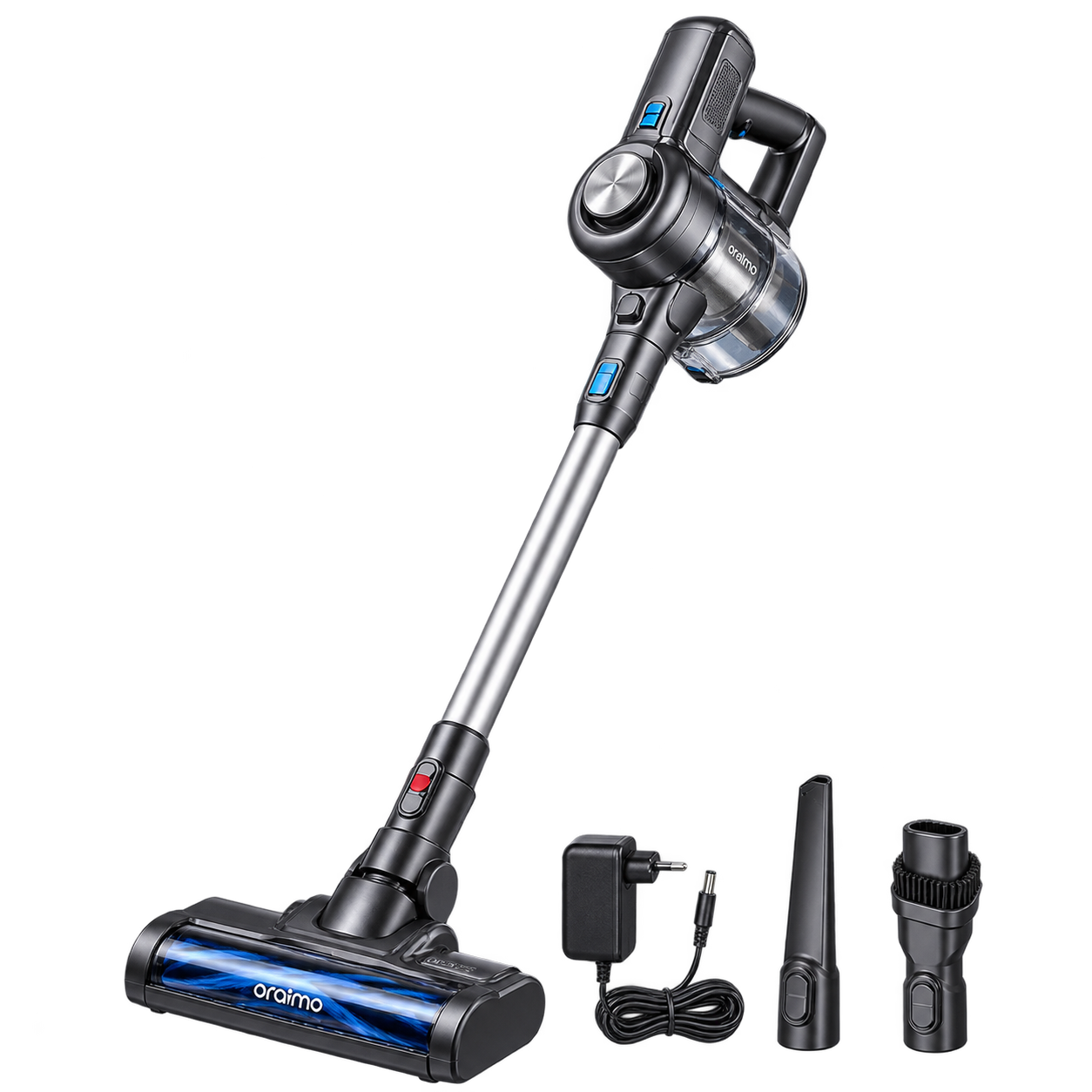 cordless_stick_vacuum_and_accessories مكنسة Oraimo CyberVac لاسلكية 180 وات OSV-102B - الصورة 1