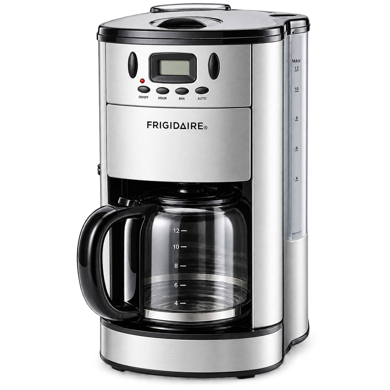 frigidaire_stainless_steel_drip_coffee_maker ماكينة قهوة Frigidaire FD7188 سعة 1.5 لتر - 1000 وات - الصورة 1
