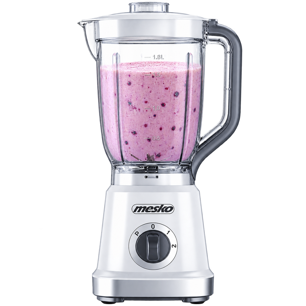 mesko_blender_with_berry_smoothie خلاط كهربائي Mesko MS 4079 سعة 1.8 لتر – 1000 وات - الصورة 1