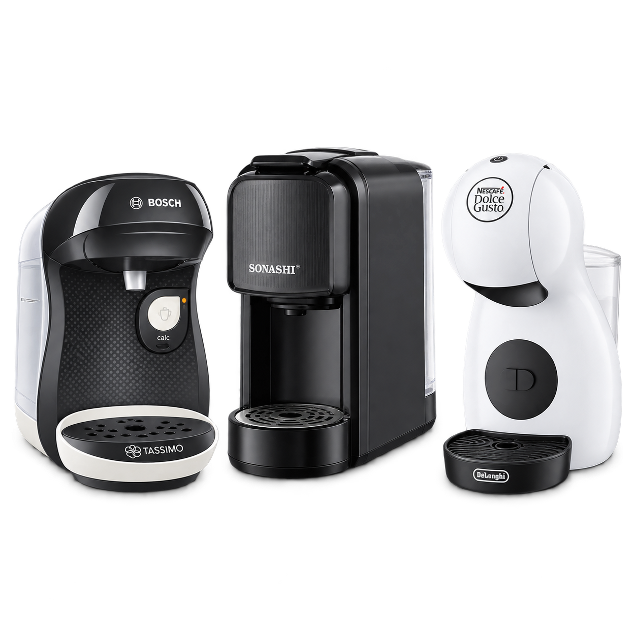 three_capsule_coffee_machines_collection تشكيلة ماكينات قهوة كبسولات - 3 موديلات - الصورة 1